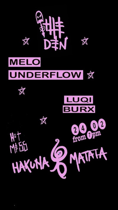Underflow @ The Den Ibiza for Hakuna Matata x Hot Mess (24/02/2024)